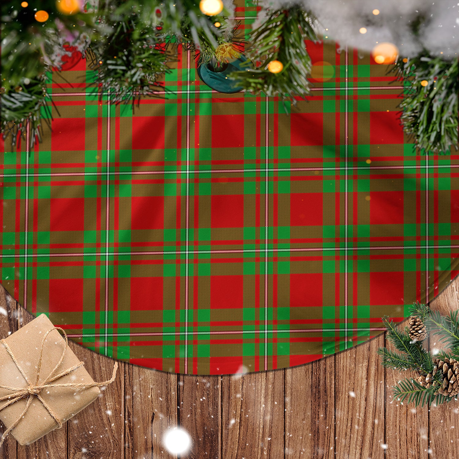 Callander Modern Tartan Christmas Tree Skirt - Tartanvibesclothing