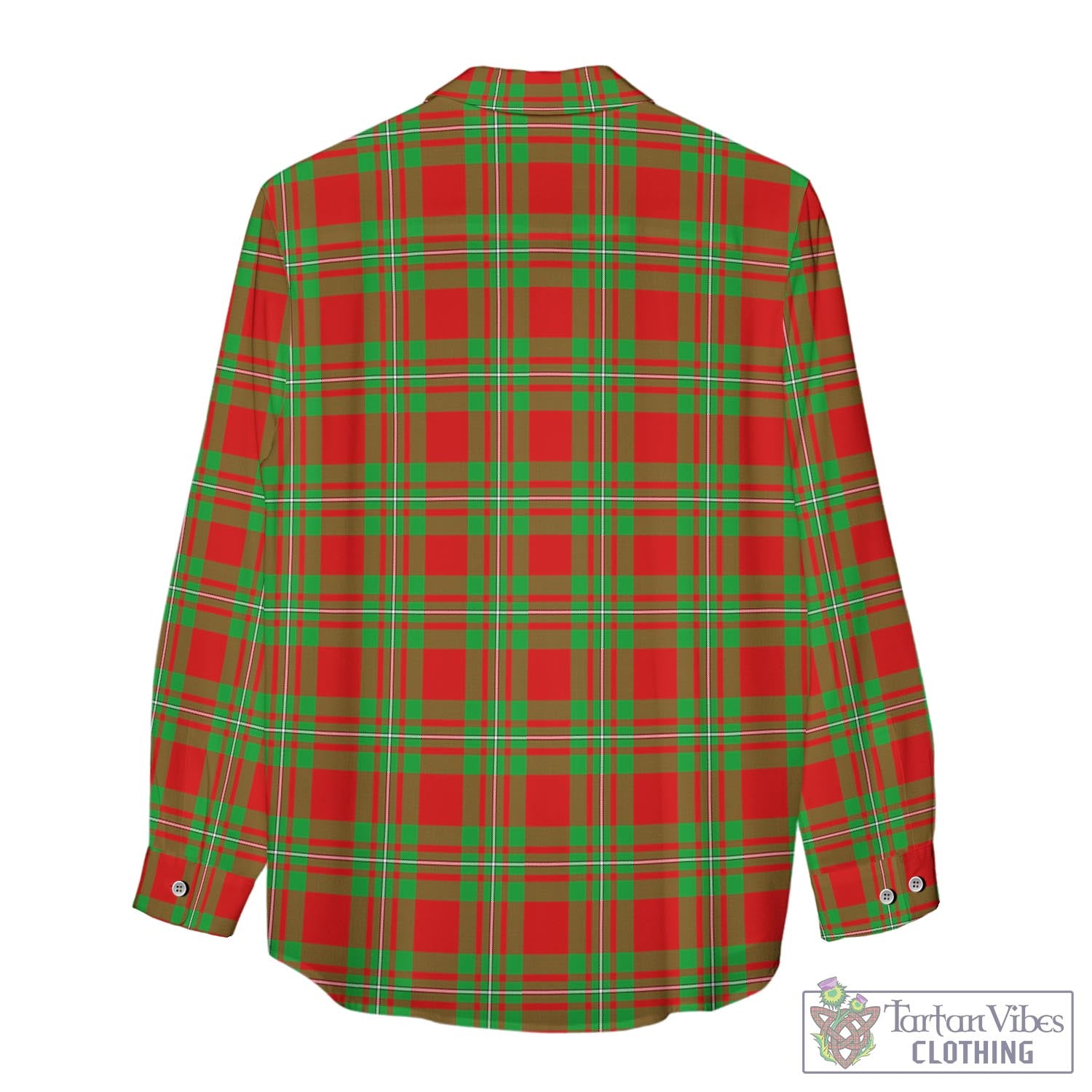 Tartan Vibes Clothing Callander Modern Tartan Womens Casual Shirt with Family Crest