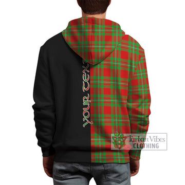 Callander Tartan Hoodie with Family Crest and Half Of Me Style