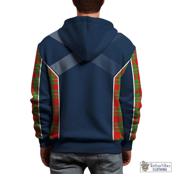 Callander Tartan Hoodie with Family Crest and Lion Rampant Vibes Sport Style