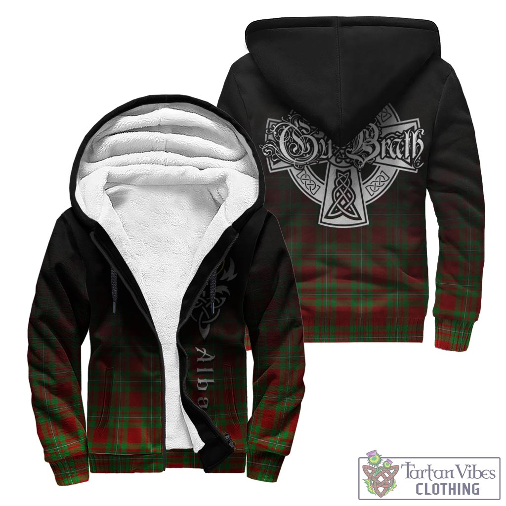 Tartan Vibes Clothing Callander Modern Tartan Sherpa Hoodie Featuring Alba Gu Brath Family Crest Celtic Inspired