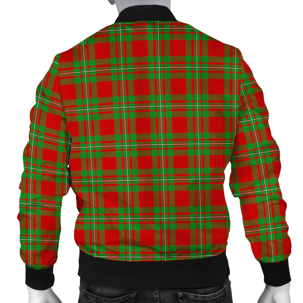 Callander Modern Tartan Bomber Jacket with Family Crest