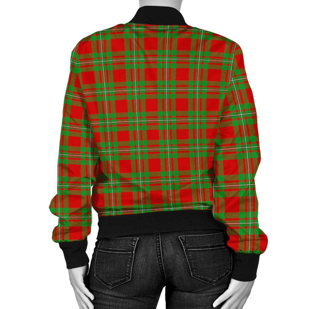 Callander Modern Tartan Bomber Jacket with Family Crest