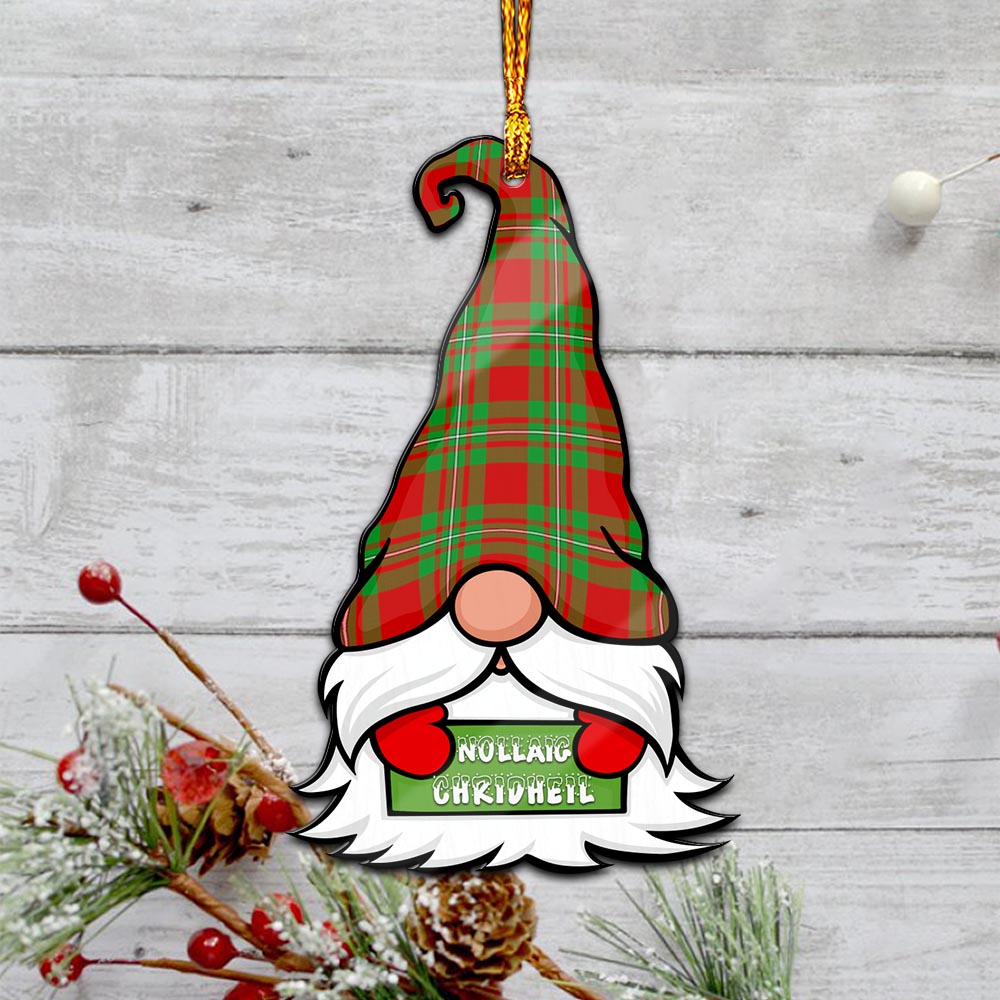 Callander Gnome Christmas Ornament with His Tartan Christmas Hat - Tartan Vibes Clothing