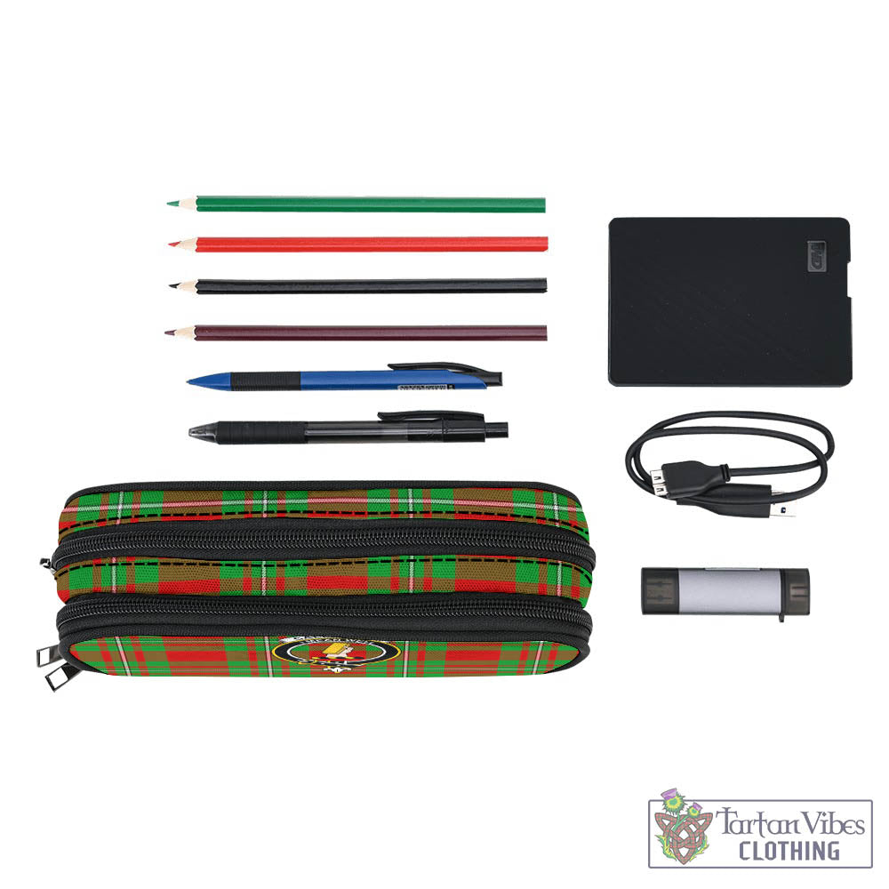 Tartan Vibes Clothing Callander Modern Tartan Pen and Pencil Case with Family Crest