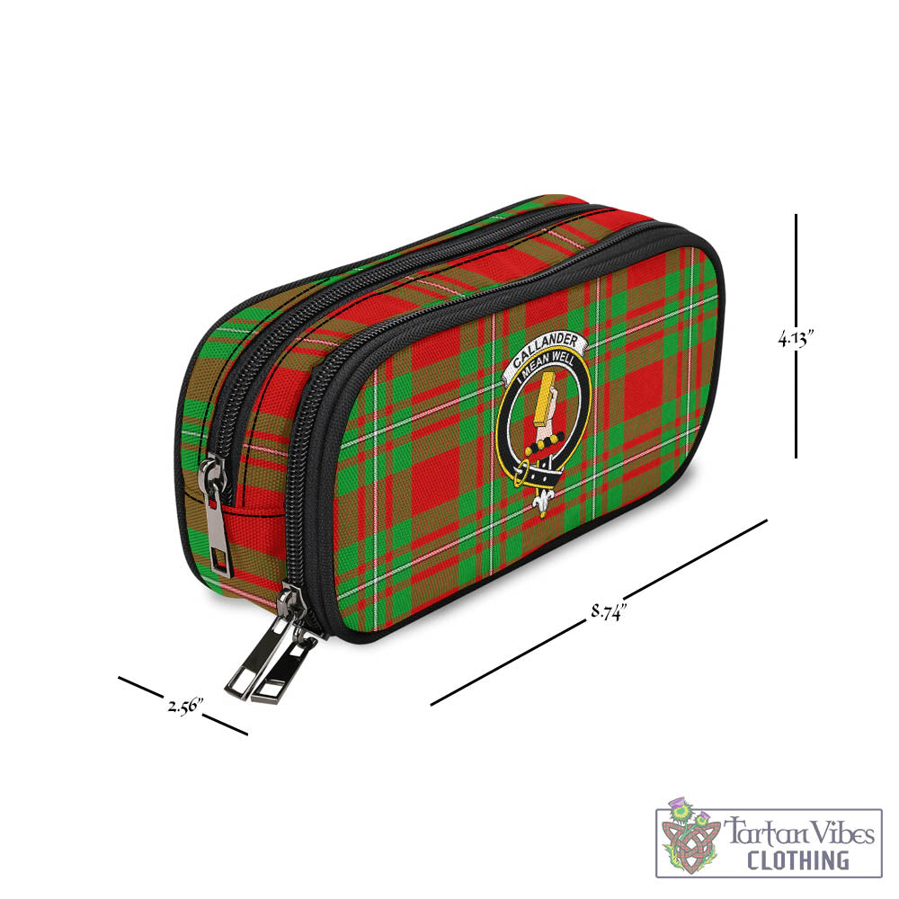 Tartan Vibes Clothing Callander Modern Tartan Pen and Pencil Case with Family Crest