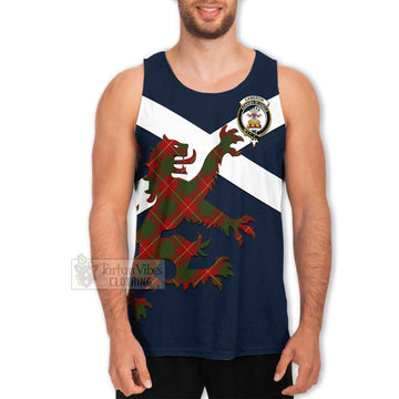 Cameron Tartan Lion Rampant Men's Tank Top  Proudly Display Your Heritage with Alba Gu Brath and Clan Name