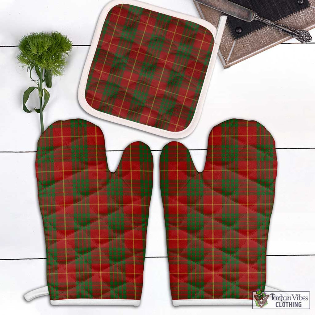 Cameron Tartan Combo Oven Mitt & Pot-Holder Combo 1 Oven Mitt & 1 Pot-Holder White - Tartan Vibes Clothing