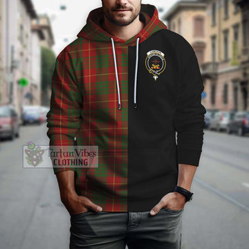 Cameron Tartan Hoodie with Family Crest and Half Of Me Style