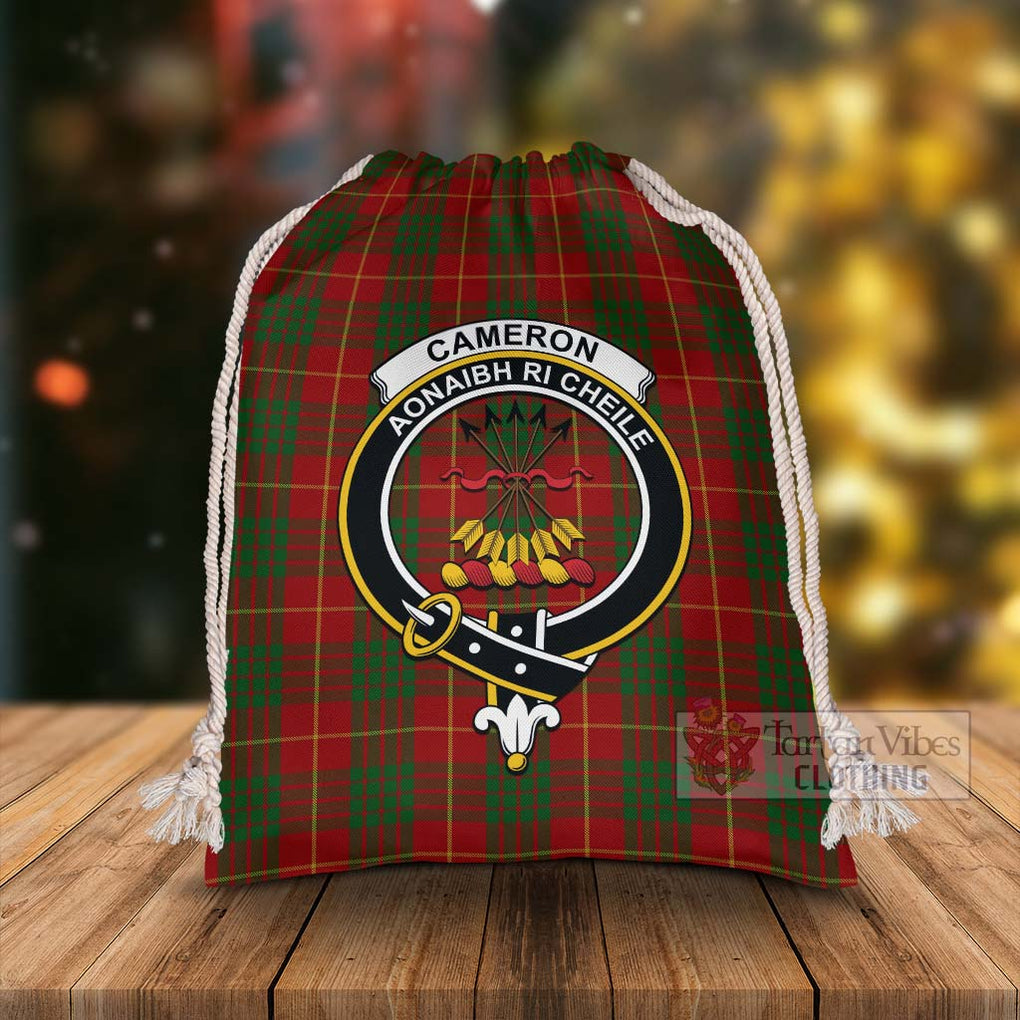 Tartan Vibes Clothing Cameron Tartan Christmas Santa's Bag with Family Crest