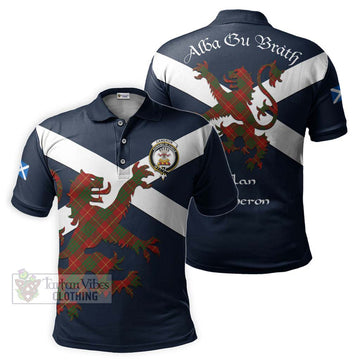 Cameron Tartan Lion Rampant Polo Shirt Proudly Display Your Heritage with Alba Gu Brath and Clan Name