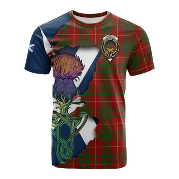 Cameron Tartan Family Crest Cotton T-shirt Scottish Thistle Celtic Inspired Kid's Shirt - Tartan Vibes Clothing