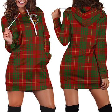 Cameron Tartan Hoodie Dress with Family Crest