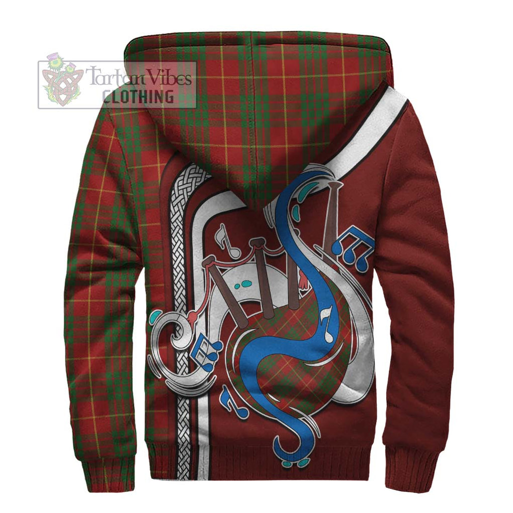 Cameron Tartan Sherpa Hoodie with Epic Bagpipe Style - Tartanvibesclothing Shop