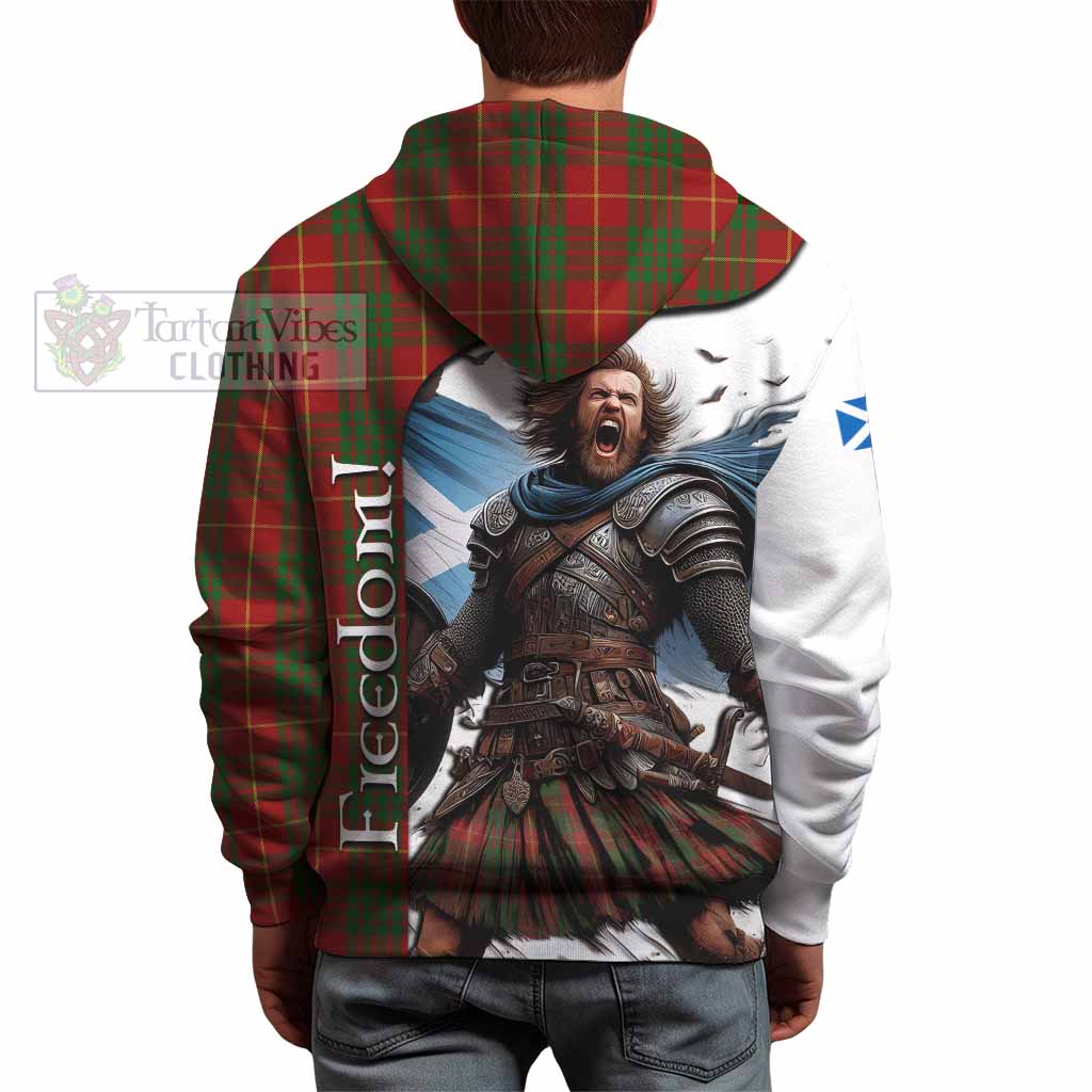 Tartan Vibes Clothing Cameron Crest Tartan Hoodie Inspired by the Freedom of Scottish Warrior