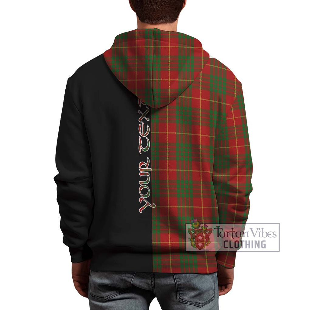 Cameron Tartan Hoodie with Family Crest and Half Of Me Style - Tartanvibesclothing Shop