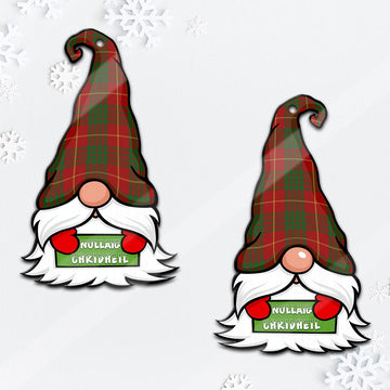 Cameron Gnome Christmas Ornament with His Tartan Christmas Hat