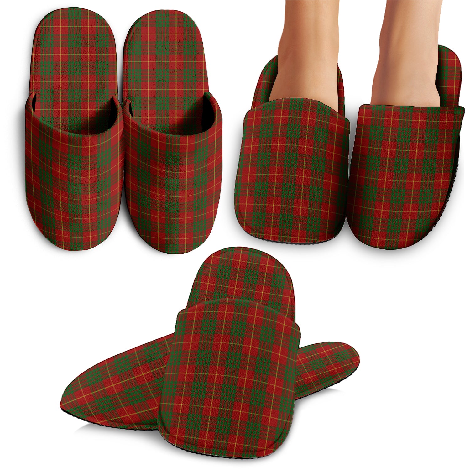 Cameron Tartan Home Slippers - Tartanvibesclothing