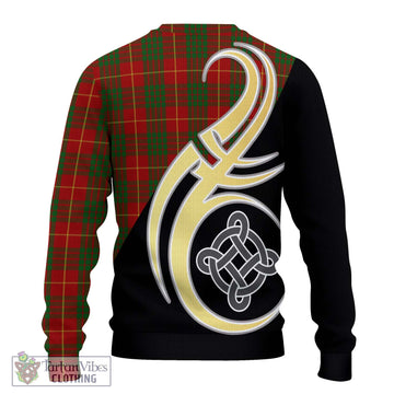 Cameron Tartan Ugly Sweater with Family Crest and Celtic Symbol Style