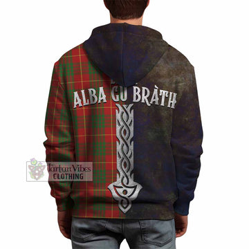 Cameron Tartan Family Crest Hoodie Alba Gu Brath Be Brave Lion Ancient Style - Tartan Vibes Clothing