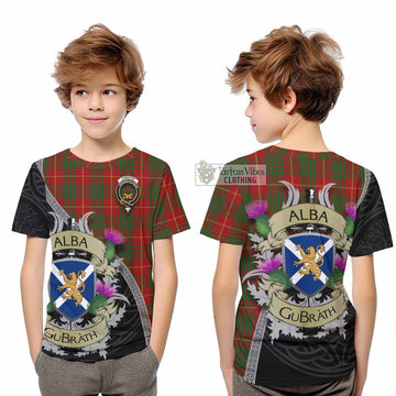 Cameron Tartan Family Crest Kid T-Shirt Lion Rampant Royal Thistle Shield Celtic Inspired - Tartan Vibes Clothing