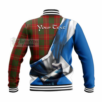 Cameron Tartan Baseball Jacket with Family Crest Scotland Patriotic Style