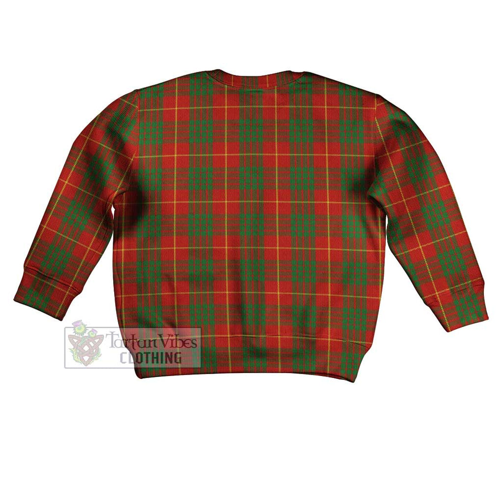 Tartan Vibes Clothing Cameron Tartan Kid Ugly Sweater with Family Crest