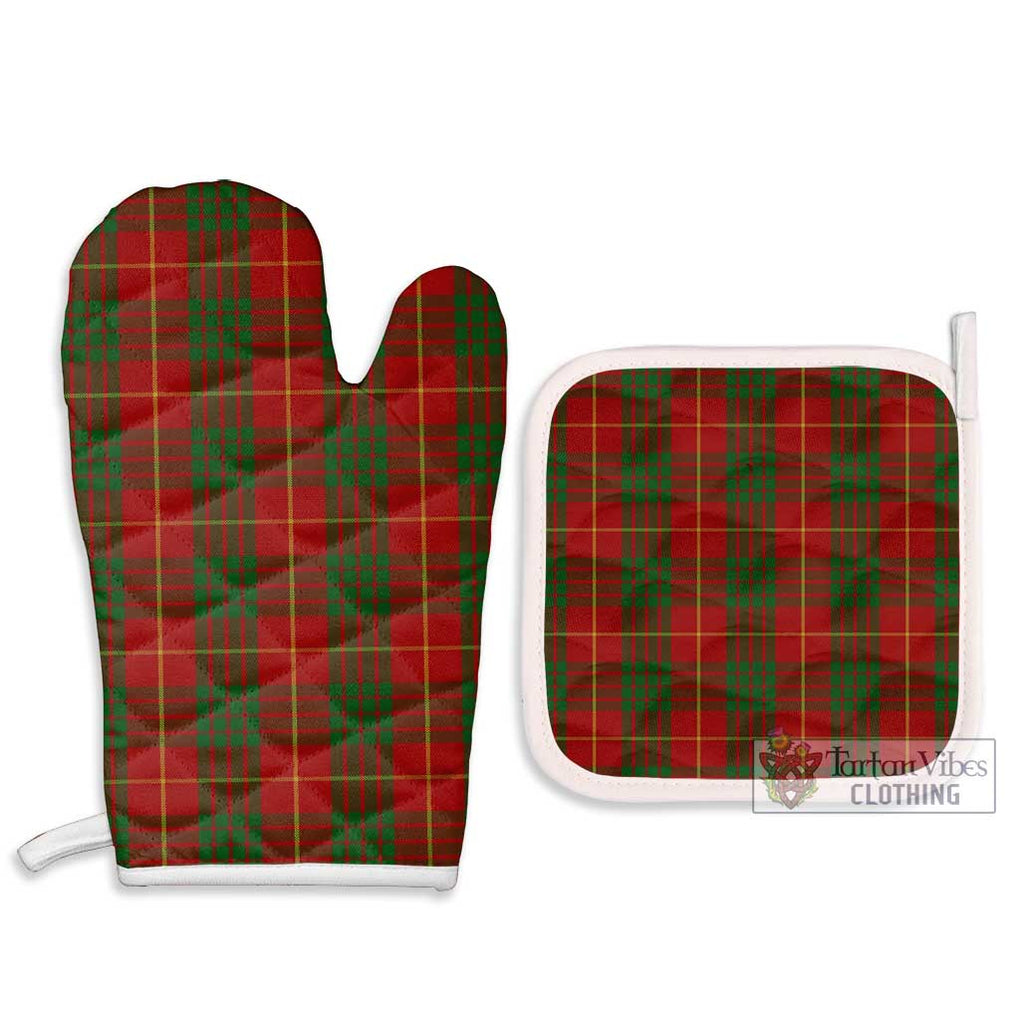 Cameron Tartan Combo Oven Mitt & Pot-Holder Combo 1 Oven Mitt & 2 Pot-Holder White - Tartan Vibes Clothing