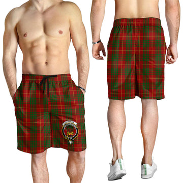 Cameron Tartan Mens Shorts with Family Crest