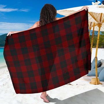 Cameron Black and Red Tartan Sarong