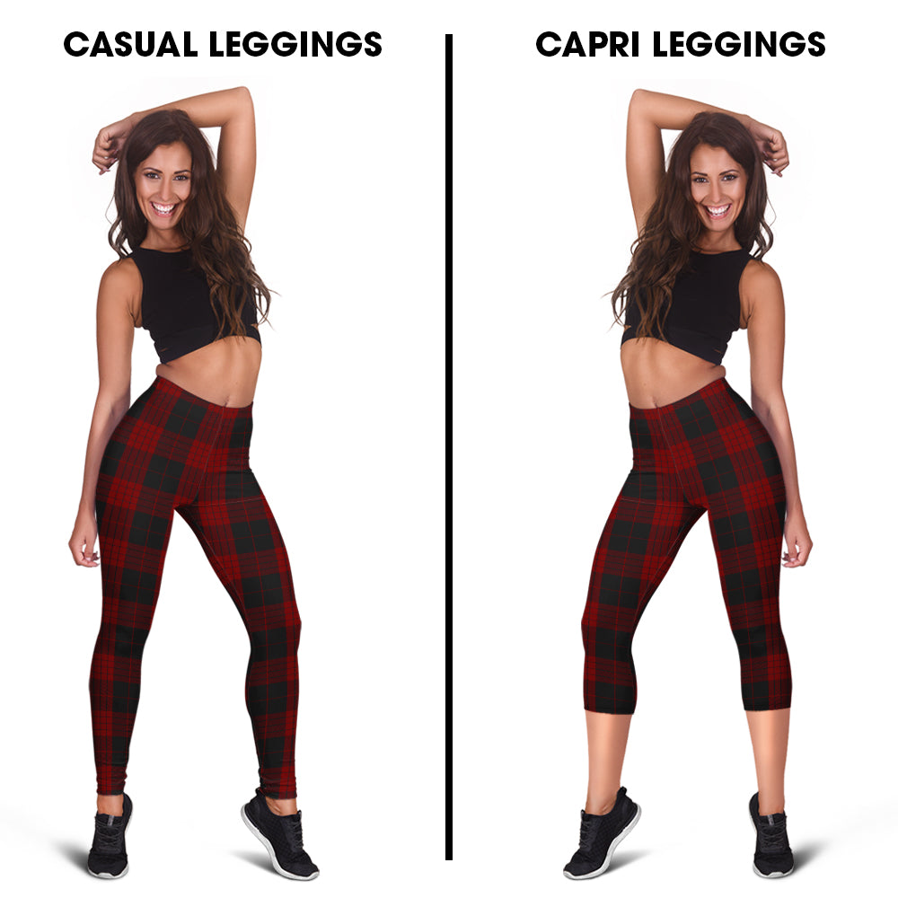 cameron-black-and-red-tartan-womens-leggings