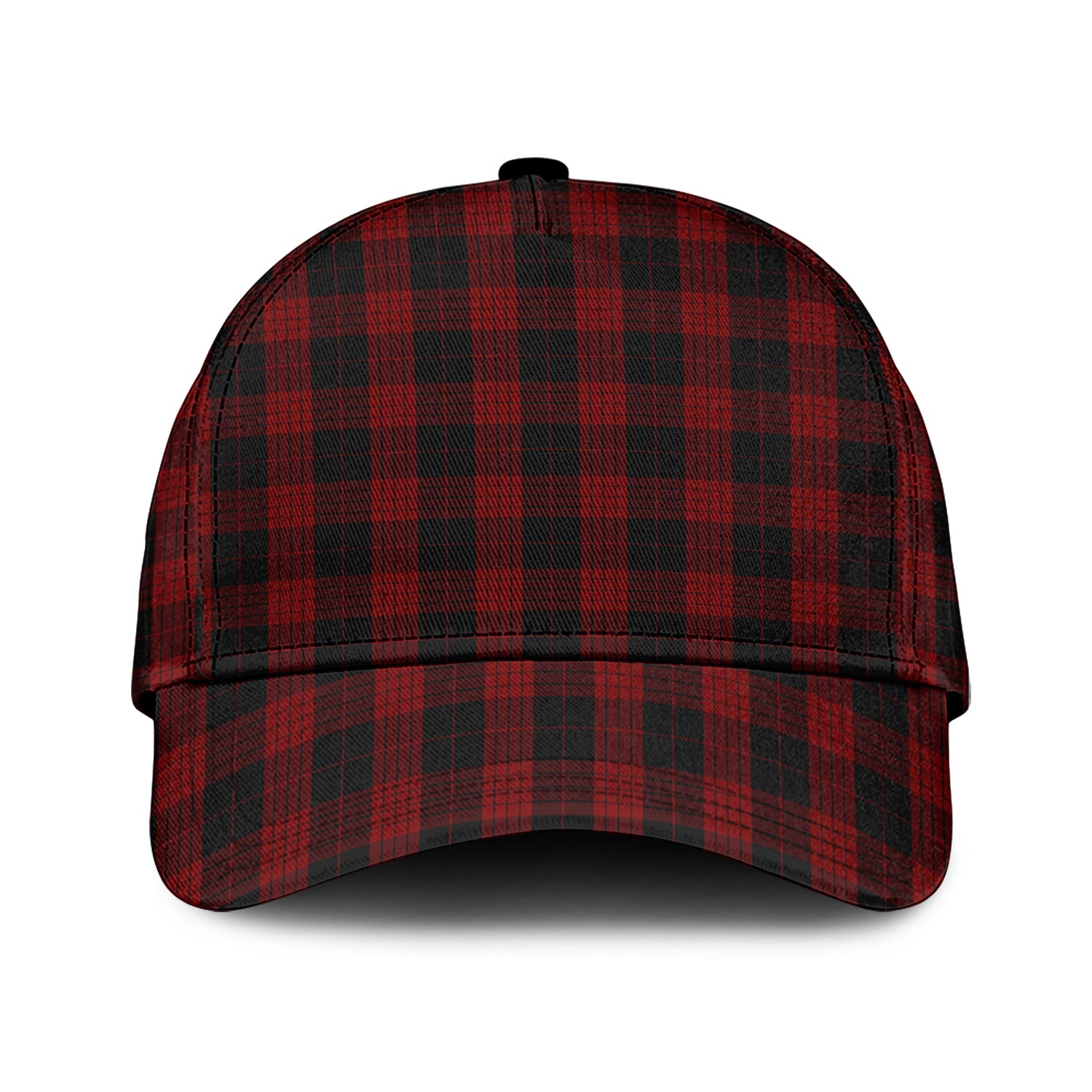 Cameron Black and Red Tartan Classic Cap Classic Cap Universal Fit - Tartan Vibes Clothing