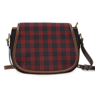 Cameron Black and Red Tartan Saddle Bag