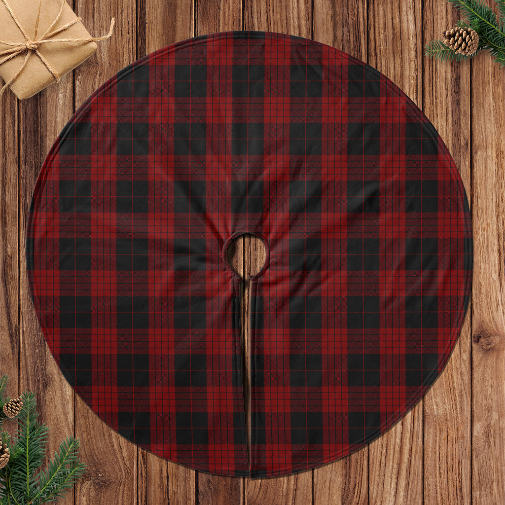 Cameron Black and Red Tartan Christmas Tree Skirt - Tartanvibesclothing