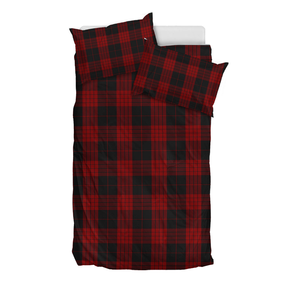 Cameron Black and Red Tartan Bedding Set - Tartan Vibes Clothing