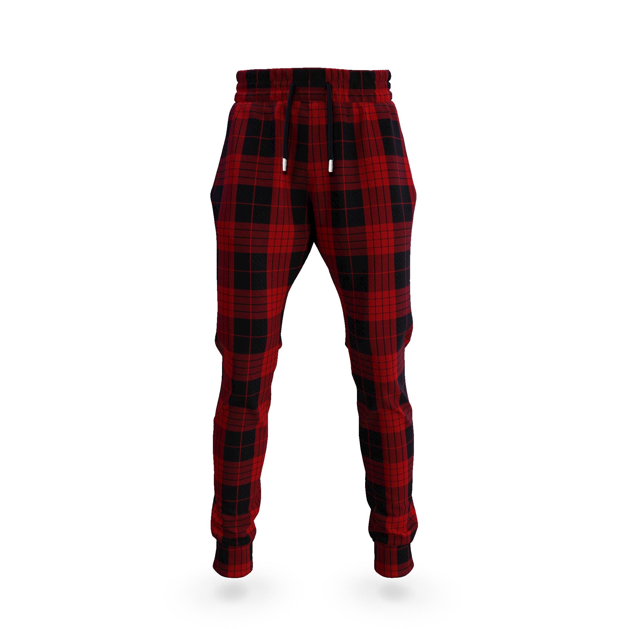 Red on sale tartan joggers