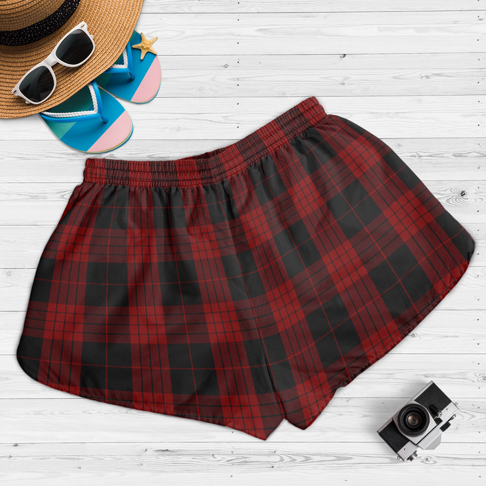 cameron-black-and-red-tartan-womens-shorts