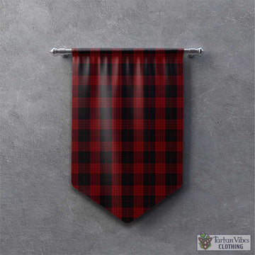 Cameron Black and Red Tartan Gonfalon, Tartan Banner