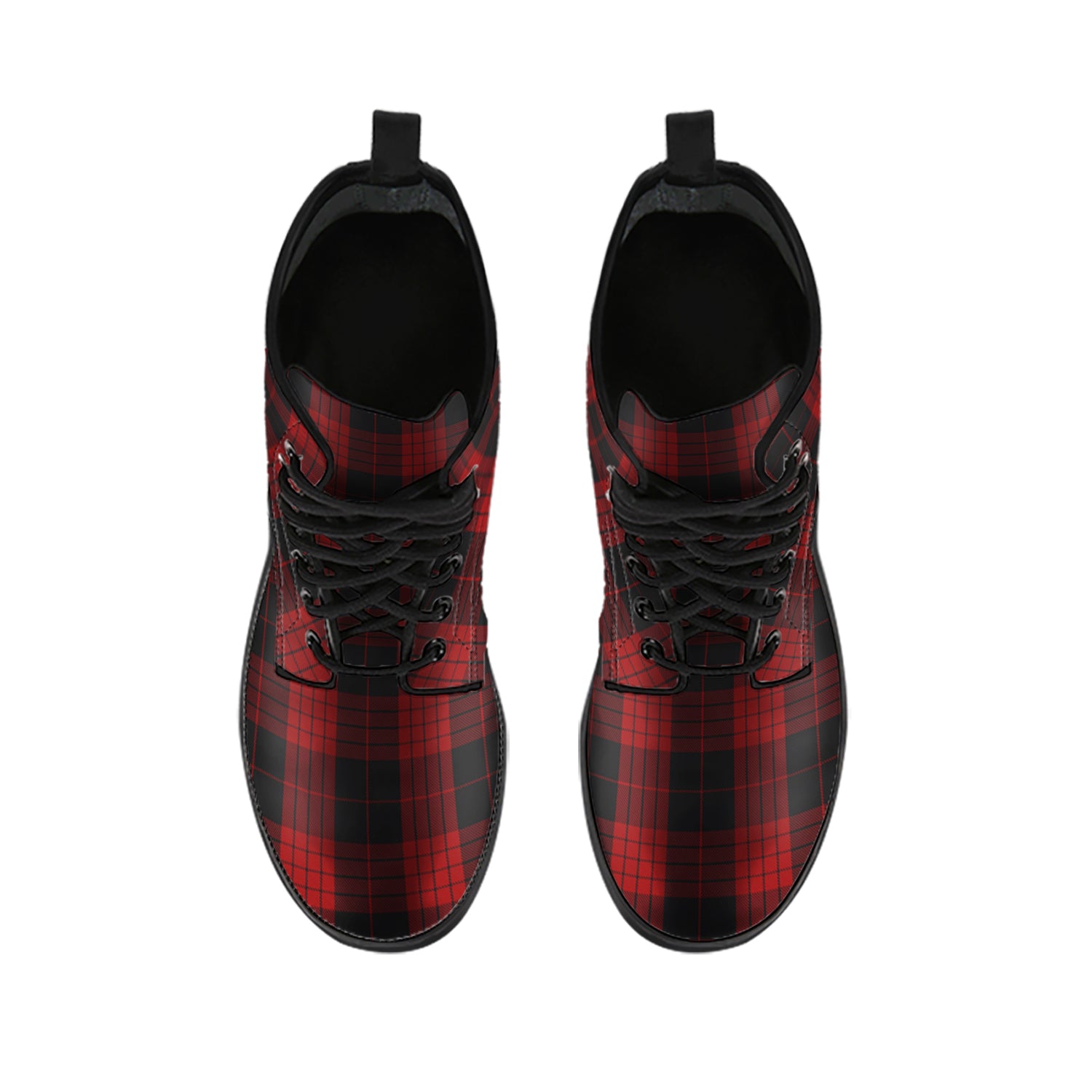 cameron-black-and-red-tartan-leather-boots