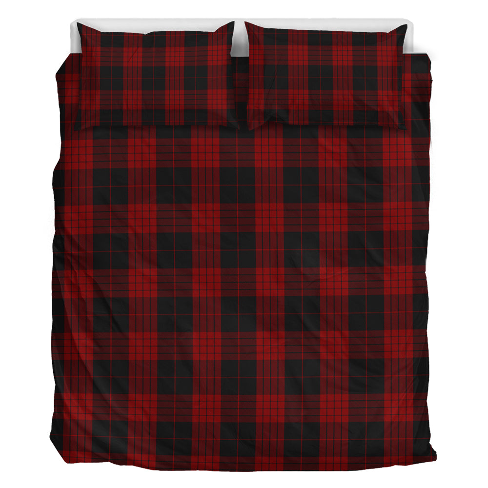 Cameron Black and Red Tartan Bedding Set - Tartan Vibes Clothing