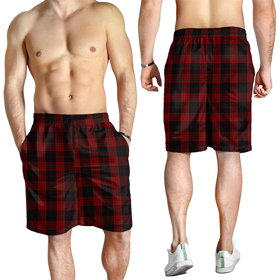 cameron-black-and-red-tartan-mens-shorts