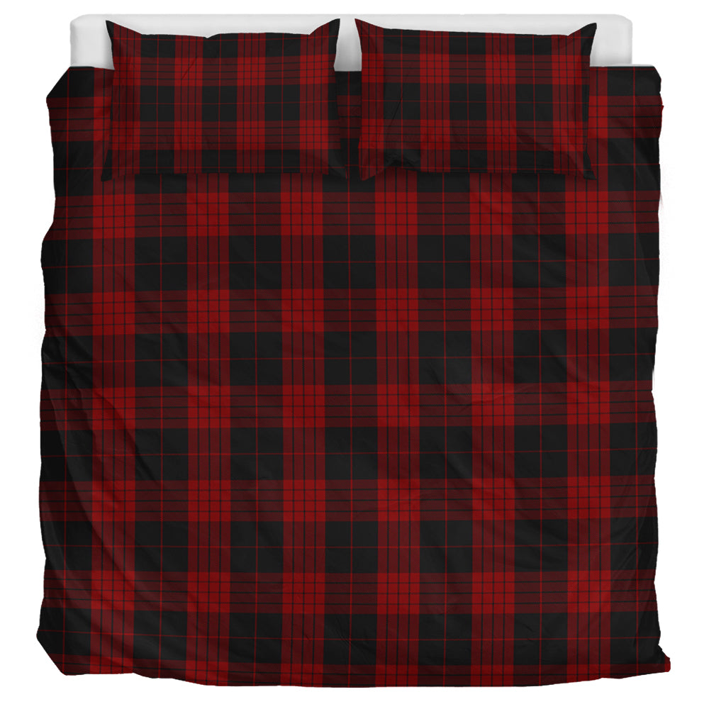 Cameron Black and Red Tartan Bedding Set UK Bedding Set UK Super King 104*94 inch - Tartan Vibes Clothing