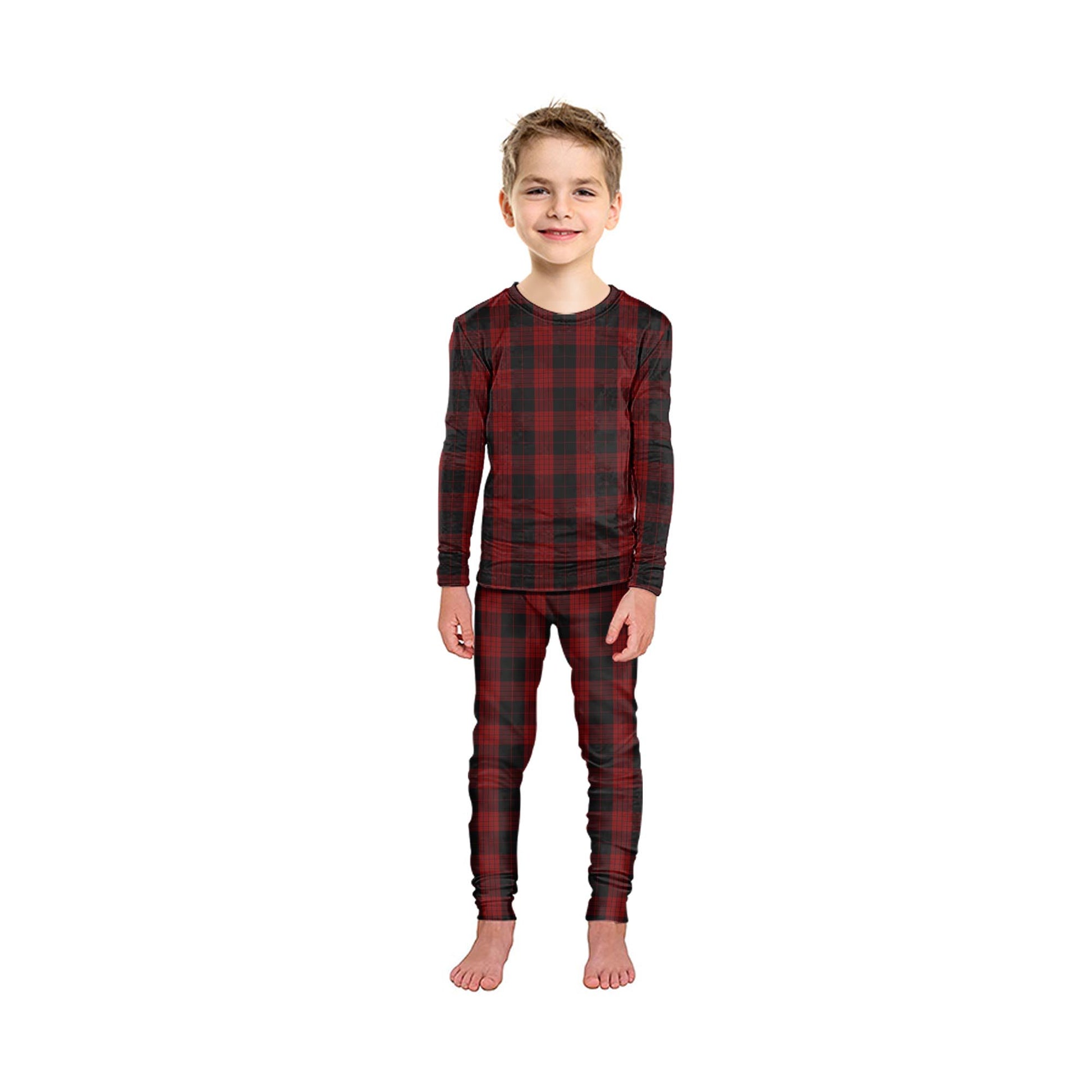 Cameron Black and Red Tartan Pajamas Family Set - Tartan Vibes Clothing