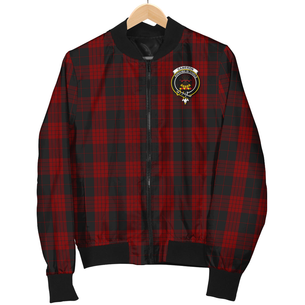 cameron-black-and-red-tartan-bomber-jacket-with-family-crest