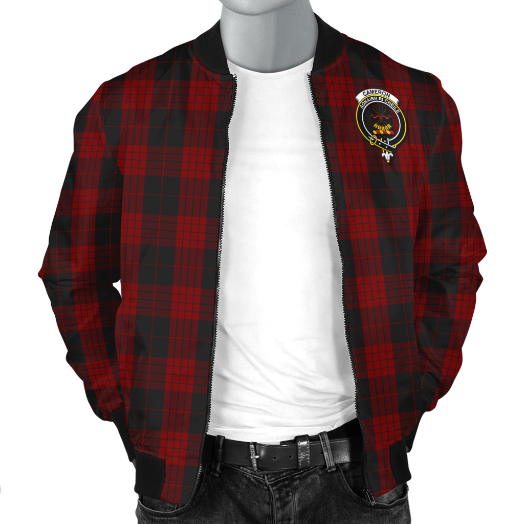 cameron-black-and-red-tartan-bomber-jacket-with-family-crest