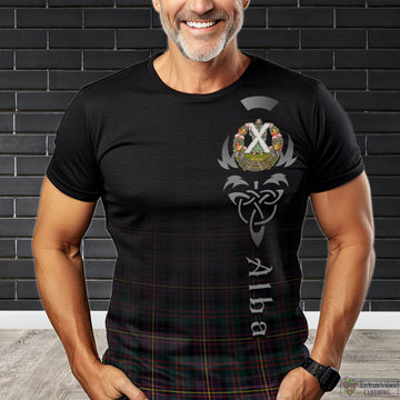 Cameron Highlanders of Ottawa Tartan T-Shirt Featuring Alba Gu Brath Family Crest Celtic Inspired