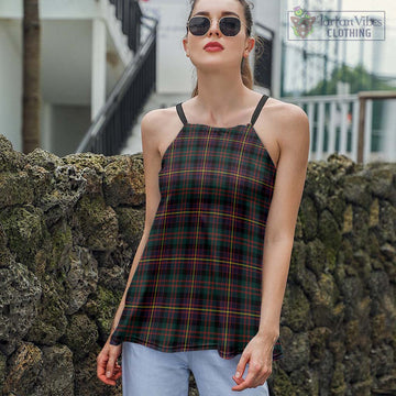 Cameron Highlanders of Ottawa Tartan Loose Halter Neck Camisole