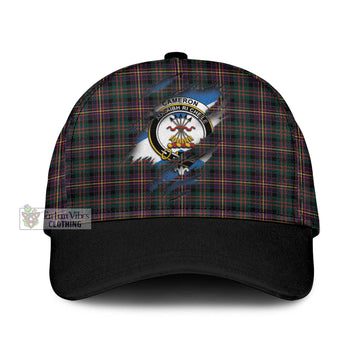 Cameron Highlanders of Ottawa Tartan Classic Cap with Family Crest In Me Style