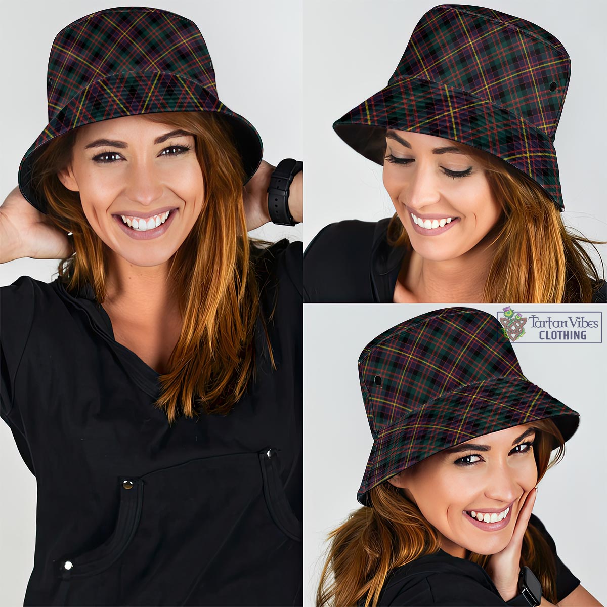 Tartan Vibes Clothing Cameron Highlanders of Ottawa Tartan Bucket Hat