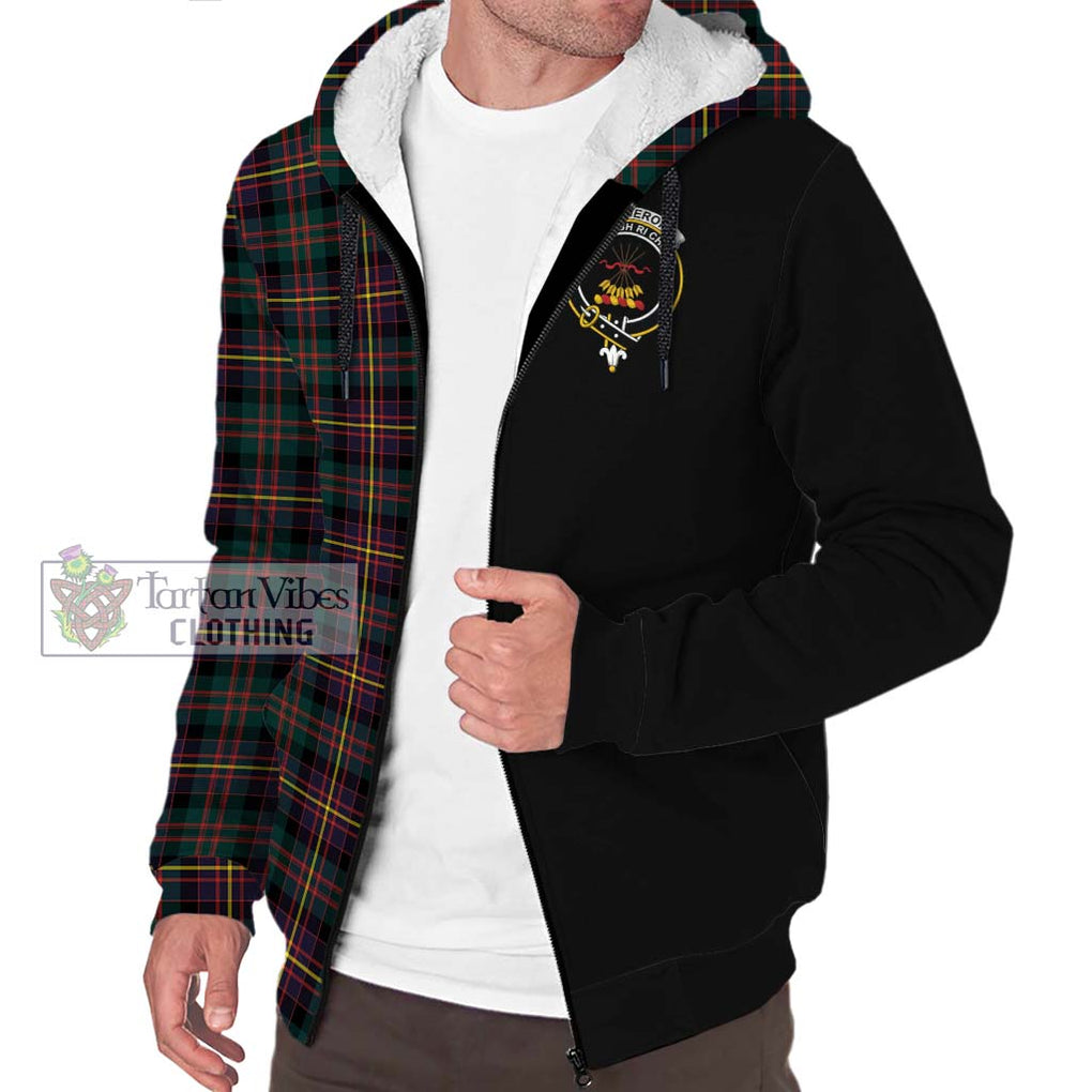 Cameron Highlanders of Ottawa Tartan Sherpa Hoodie with Family Crest and Half Of Me Style Unisex S - Tartanvibesclothing Shop